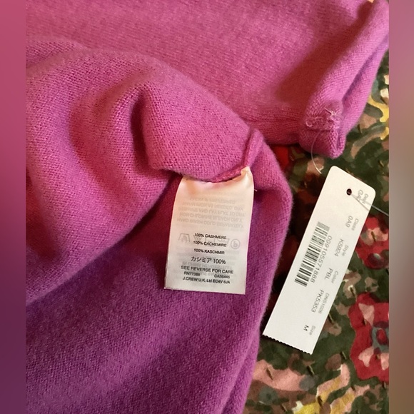 NWT J.CREW 100%Cashmere Sweater. M - Picture 11 of 14